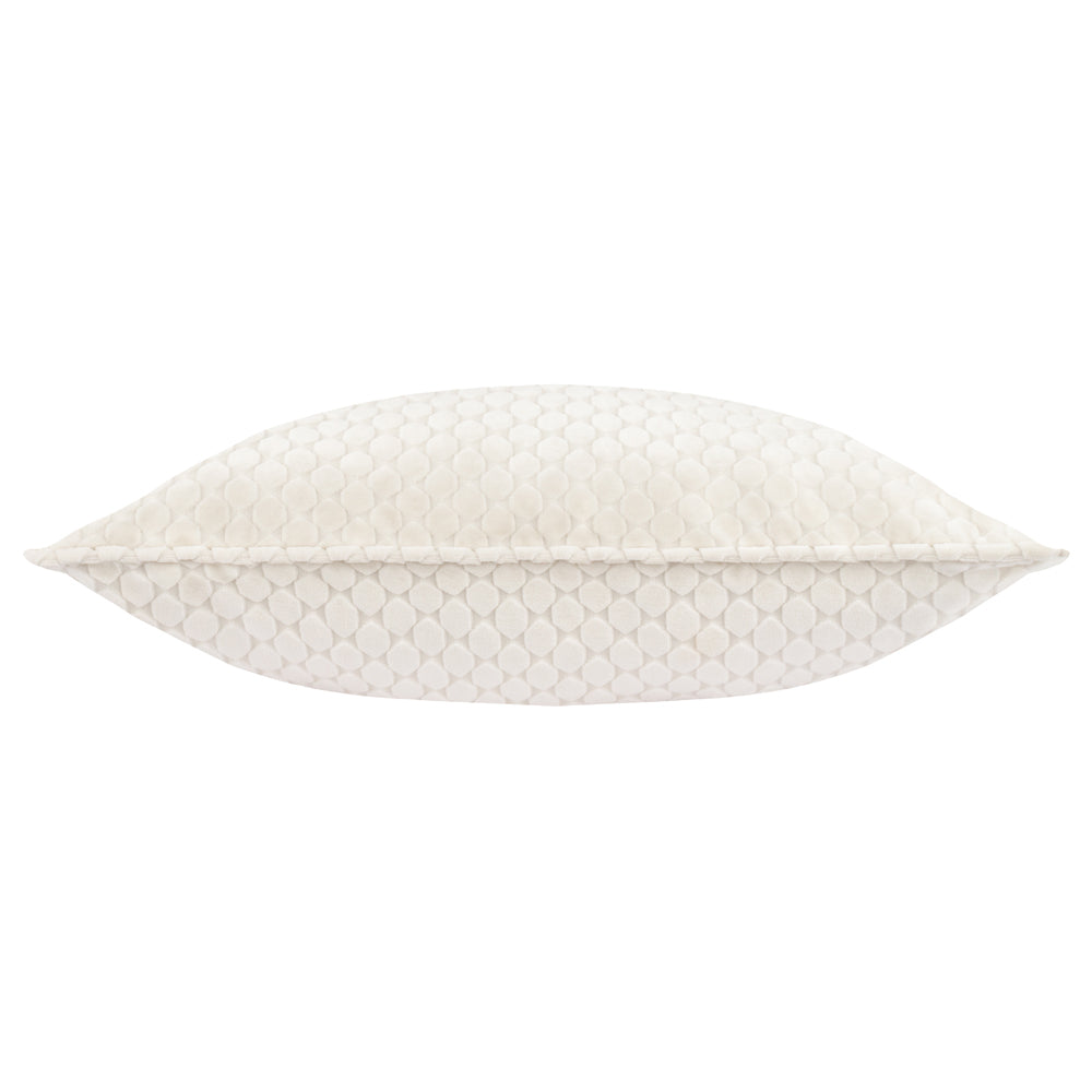 Neptune Velvet Cushion Ivory