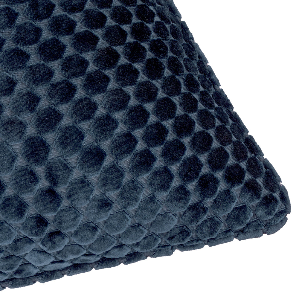 Neptune Velvet Cushion Navy