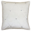 Paoletti New Diamante Embellished Cushion Cover in Cream