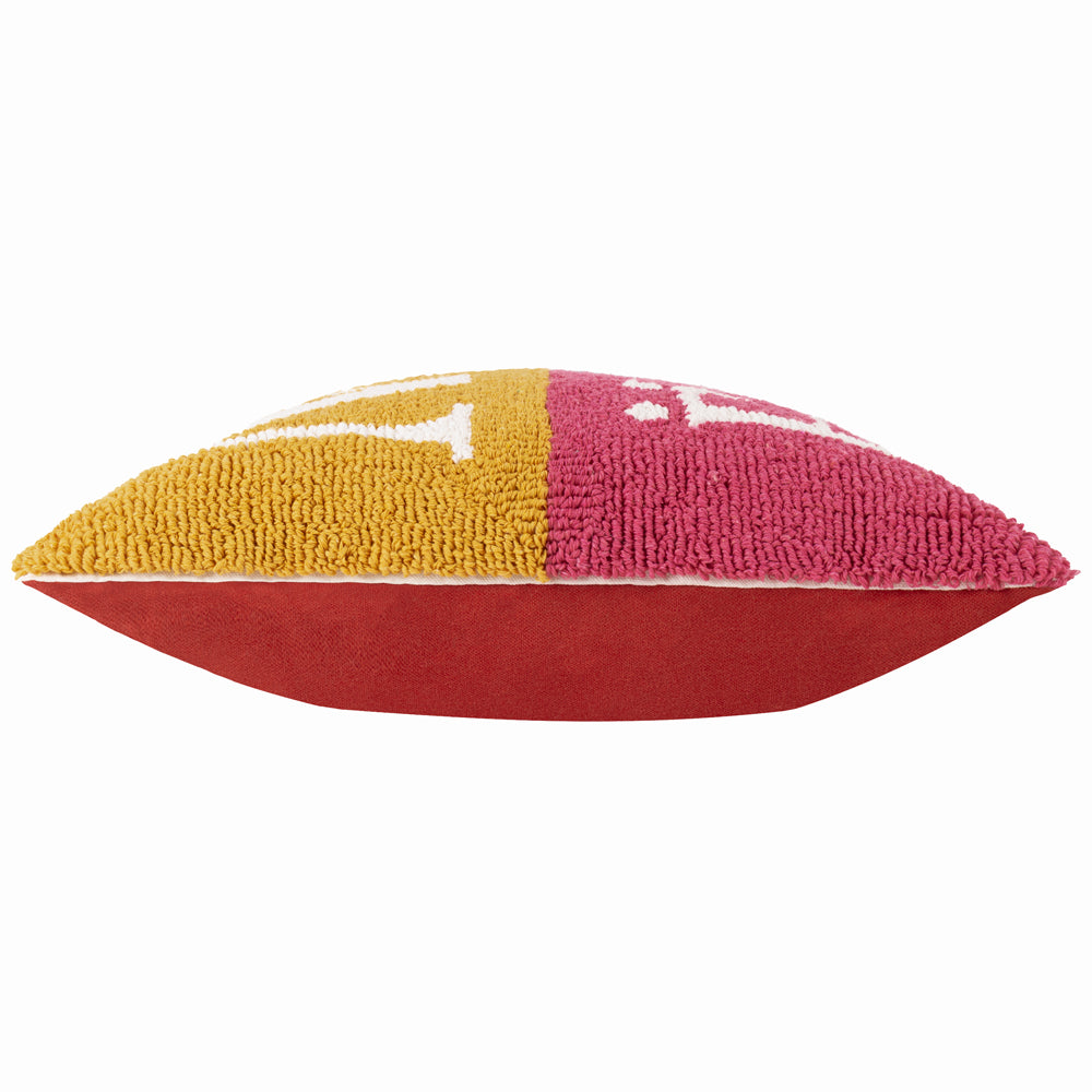 Noelle Loop Tufted Cushion Multicolour