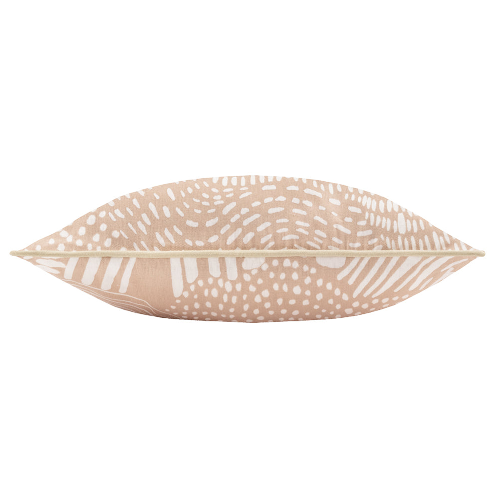 Nola Abstract Piped Cushion Oat