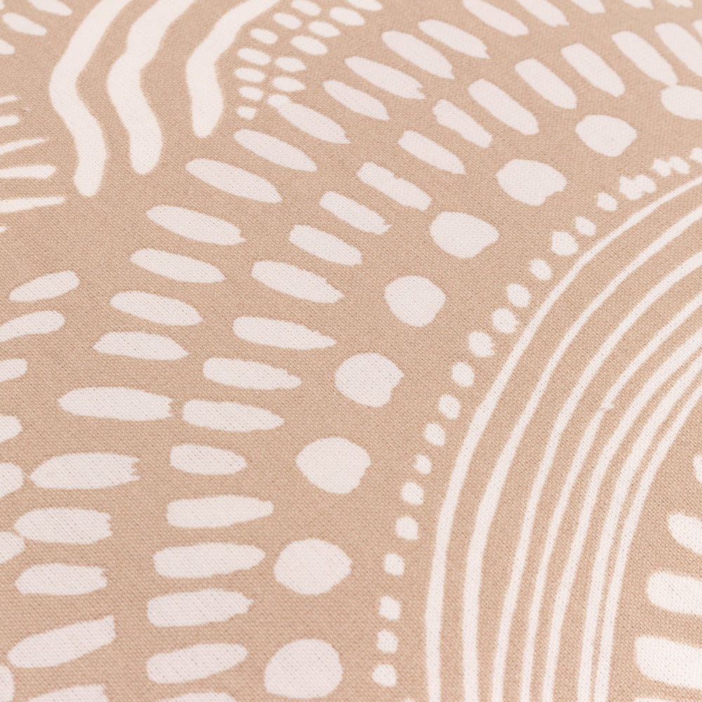 Nola Abstract Piped Cushion Oat