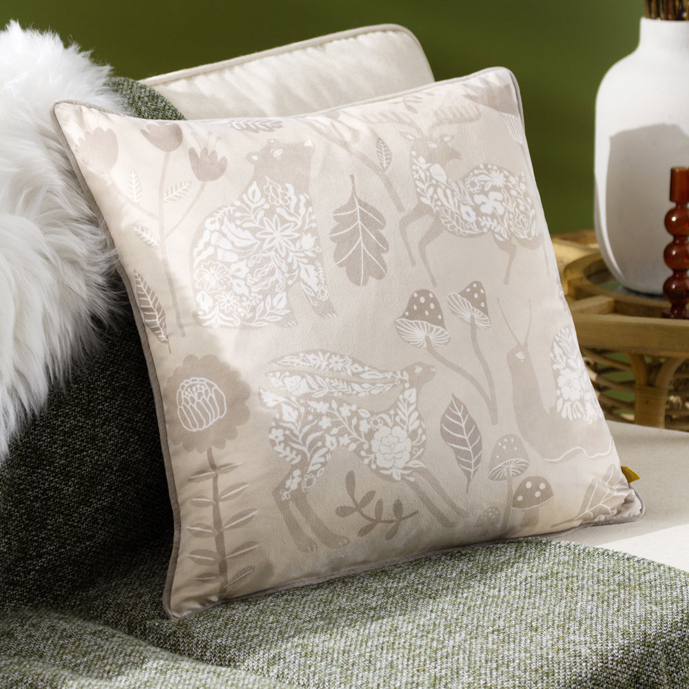 Greige throw outlet pillows