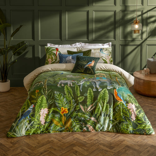 Paoletti Siona Duvet Cover Set, Multi, Super King Paoletti Siona Duvet Cover Set, Multi, Super King