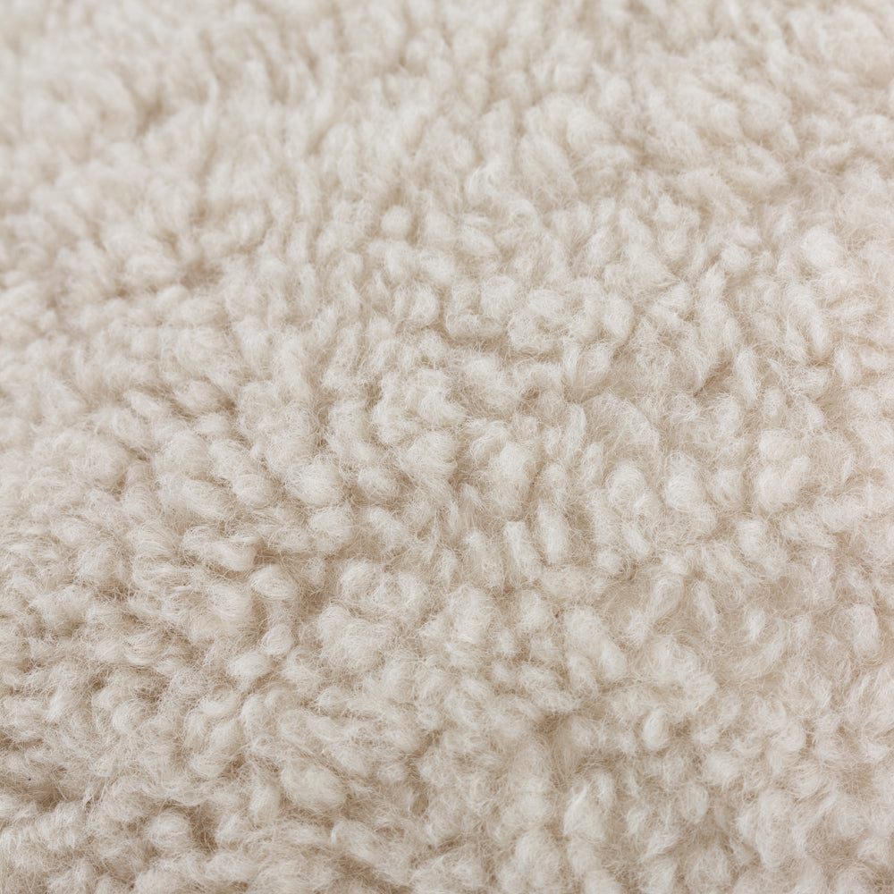 Olann Faux Shearling Cushion Natural
