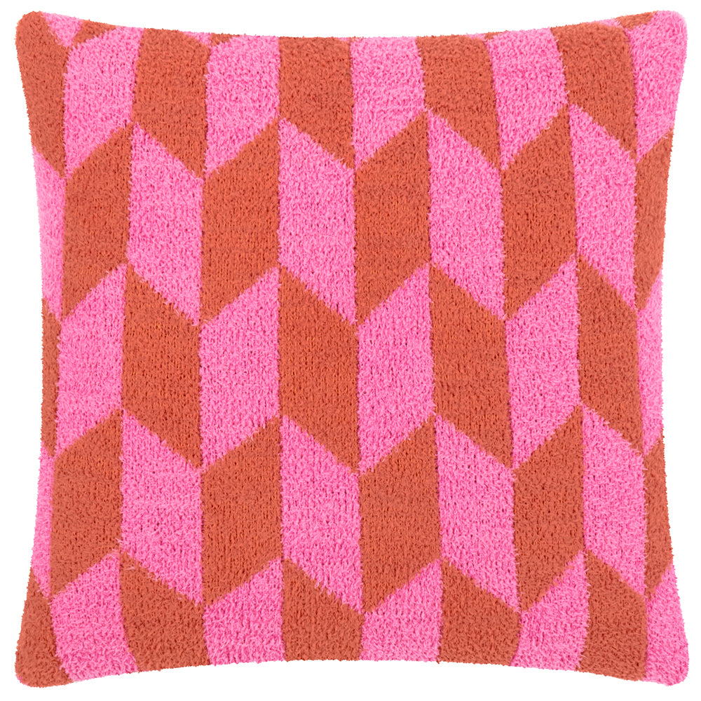Olsen Geometric Cushion Pink Pop