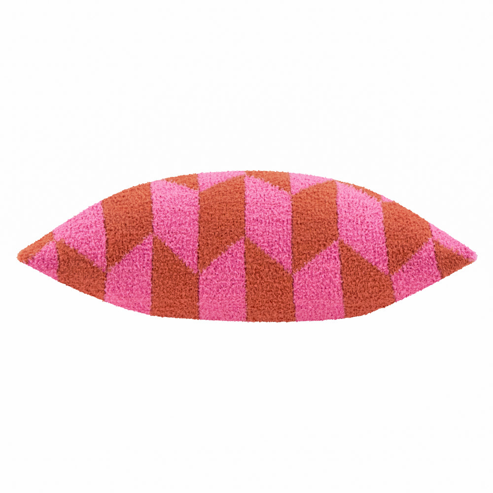 Olsen Geometric Cushion Pink Pop