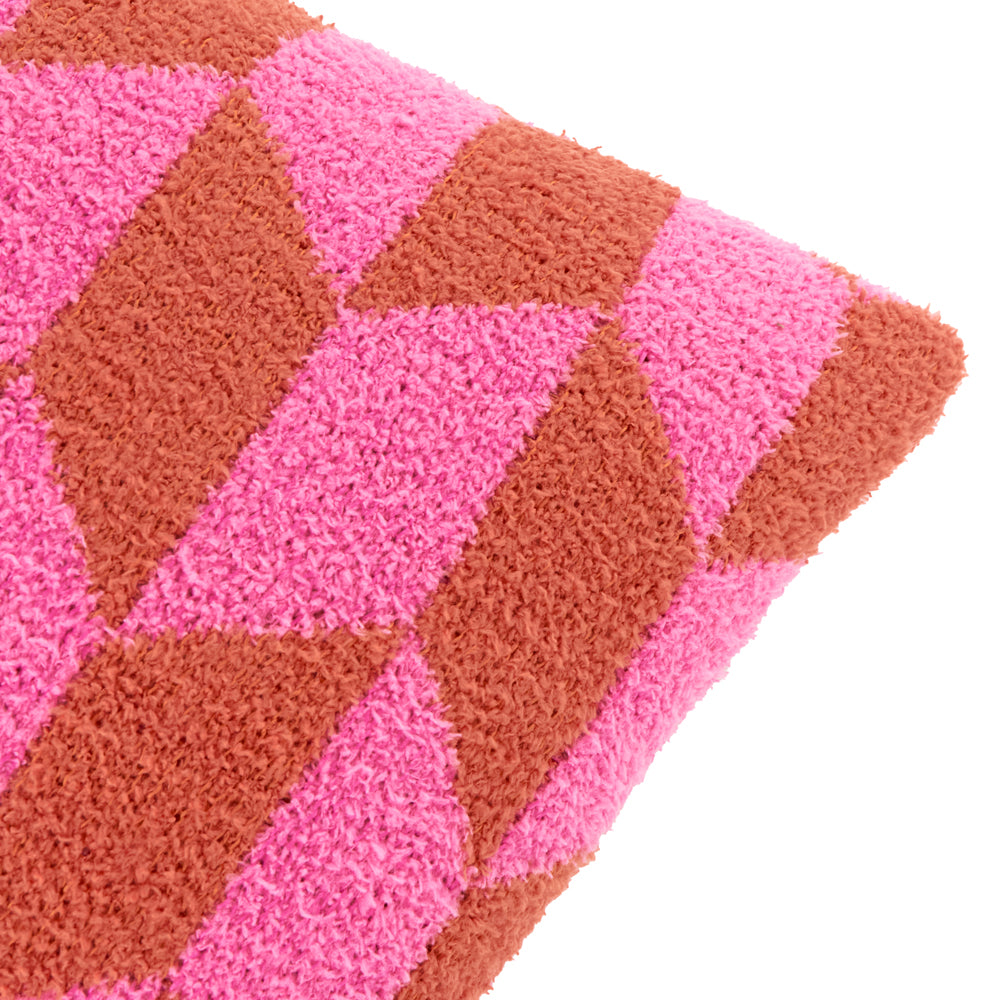Olsen Geometric Cushion Pink Pop