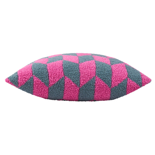 Olsen Geometric Cushion Retro Pink