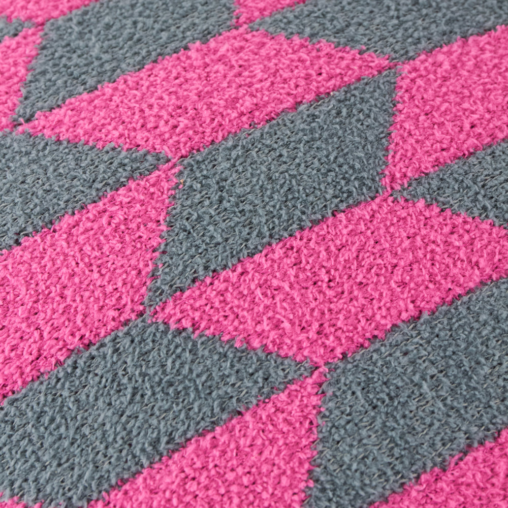 Olsen Geometric Cushion Retro Pink