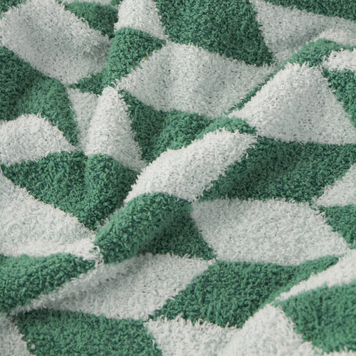 Olsen Geometric Throw Good For You Green