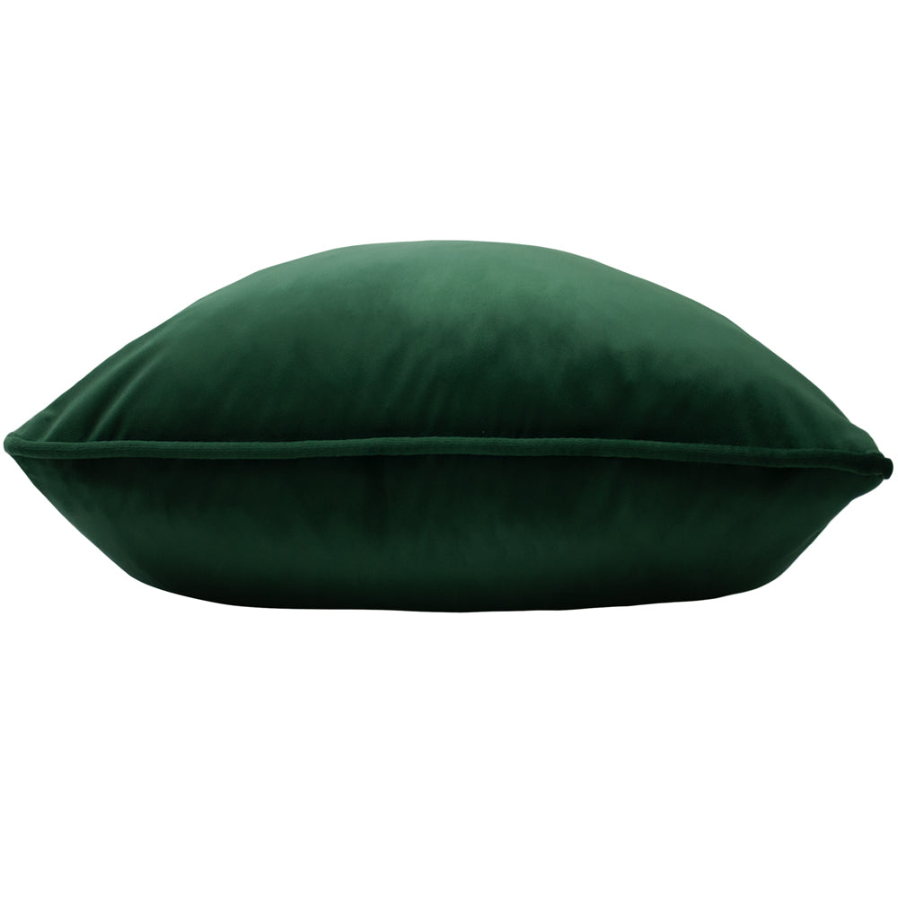 Opulence Soft Velvet Cushion Bottle Green