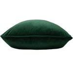 Evans Lichfield Opulence Soft Velvet Cushion Cover in Bottle Green