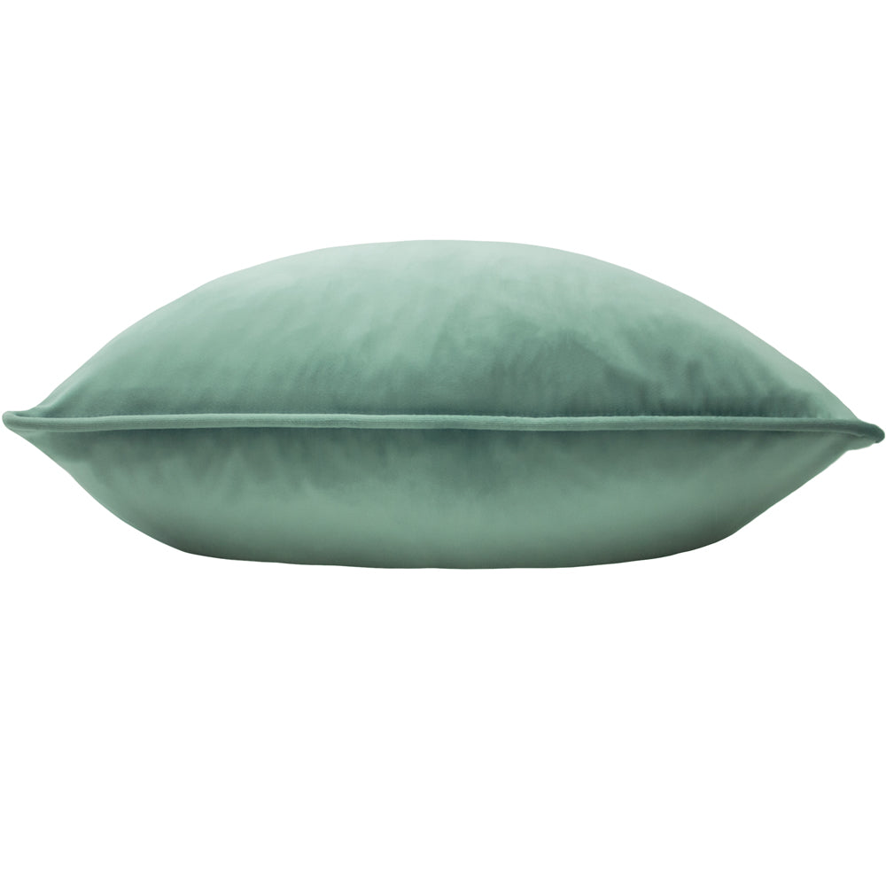 Opulence Soft Velvet Cushion Eau De Nil