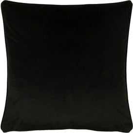 Evans Lichfield Opulence Soft Velvet Cushion Cover in Jet