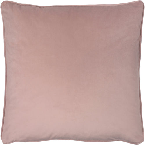 Evans Lichfield Opulence Soft Velvet Cushion Cover in Powder