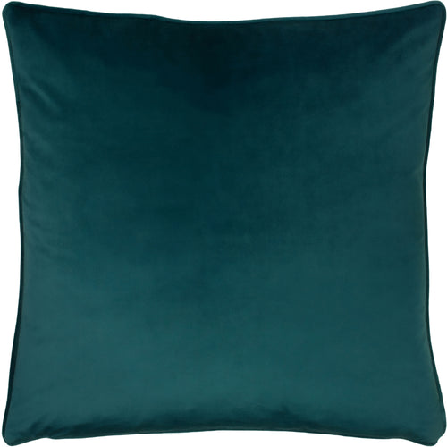 Evans Lichfield Opulence Soft Velvet Cushion Cover in Teal
