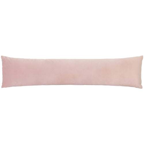 Plain Pink Cushions - Opulence Velvet Draught Excluder Powder Evans Lichfield
