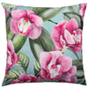 Evans Lichfield Orchids Outdoor Cushion Cover in Duck Egg