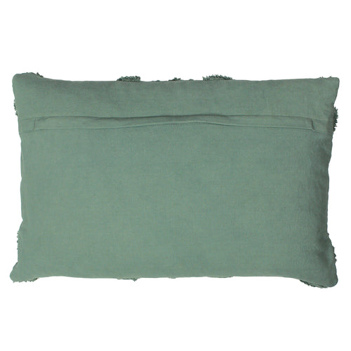 Geometric Green Cushions - Orson Tufted Cushion Cover Eucalyptus furn.