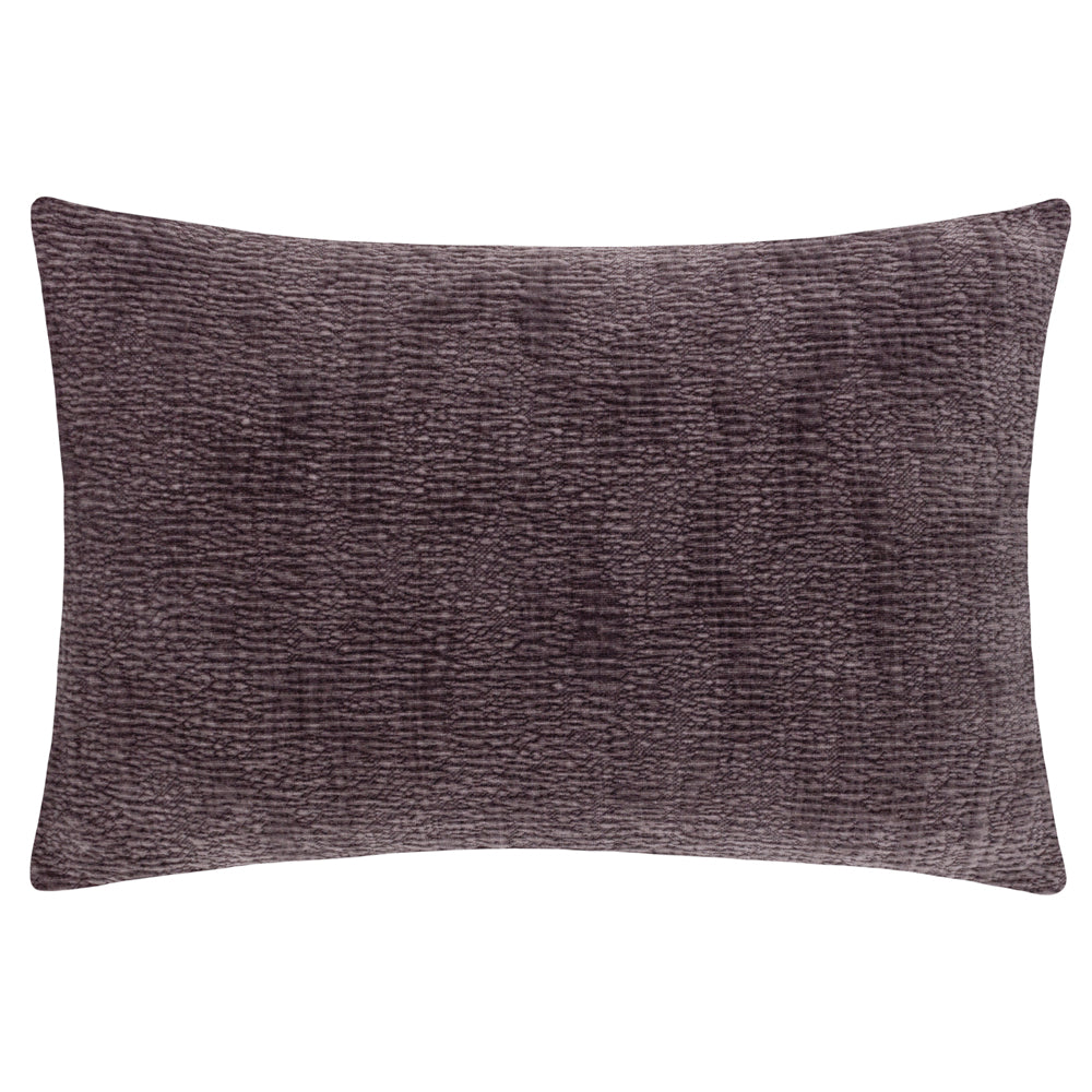 Osaka Chenille Cushion Flint Grey