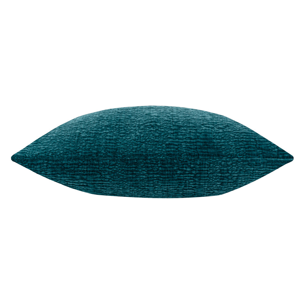 Osaka Chenille Cushion Petrol