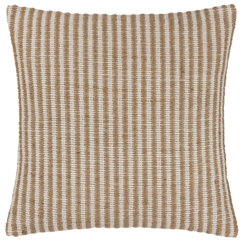 Striped Beige Cushions - Organik Stripe Cushion Cover Natural Yard