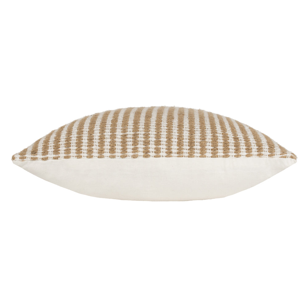 Organik Stripe Cushion Natural