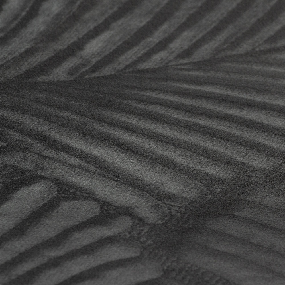 Palmeria Vinyl Wallpaper Sample Black