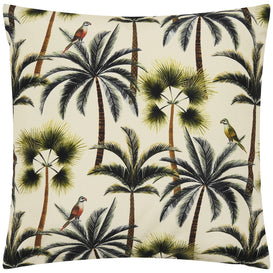 Evans Lichfield Palms Outdoor Cushion Cover in Forest