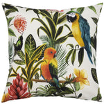 Evans Lichfield Parrots Outdoor Cushion Cover in Green