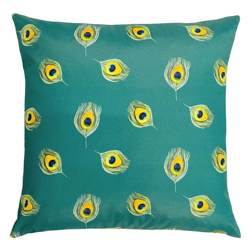 Animal Pink Cushions - Peacock Outdoor Cushion Cover Blush Evans Lichfield