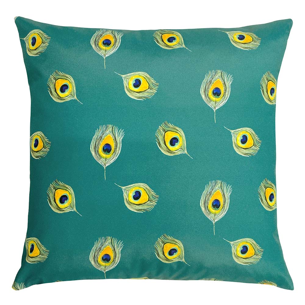 Peacock Outdoor Cushion Blush