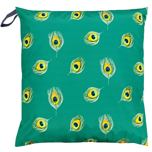 Animal Pink Cushions - Peacock Large 70cm Outdoor Floor Cushion Cover Blush Evans Lichfield