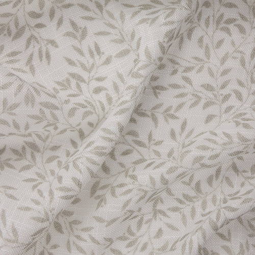 Perrie Leaf Sheer Woven Curtain Panel Natural