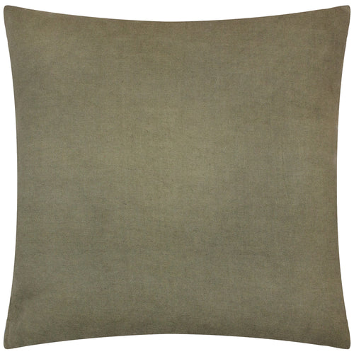 Woodland Green Cushions - Picking Patch Embroidered Velvet Cushion Cover Greenwood furn.