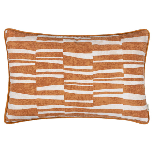 Hoem Piper Abstract Cushion Cover in Dusk/Bronze
