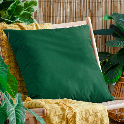 Plain Green Cushions - Plain Outdoor Cushion Cover Bottle furn.