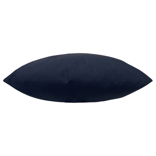 Plain Blue Cushions - Plain Outdoor Cushion Cover Navy furn.