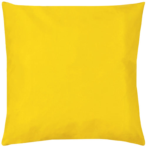Plain Yellow Cushions - Plain Outdoor Cushion Cover Yellow furn.