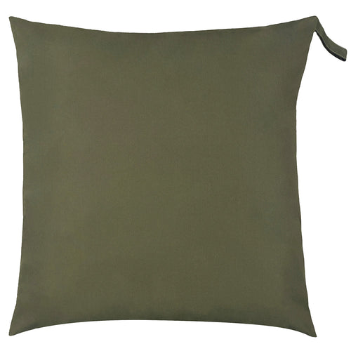 Plain Green Cushions - Plain Neon Large 70cm Outdoor Floor Cushion Cover Olive furn.