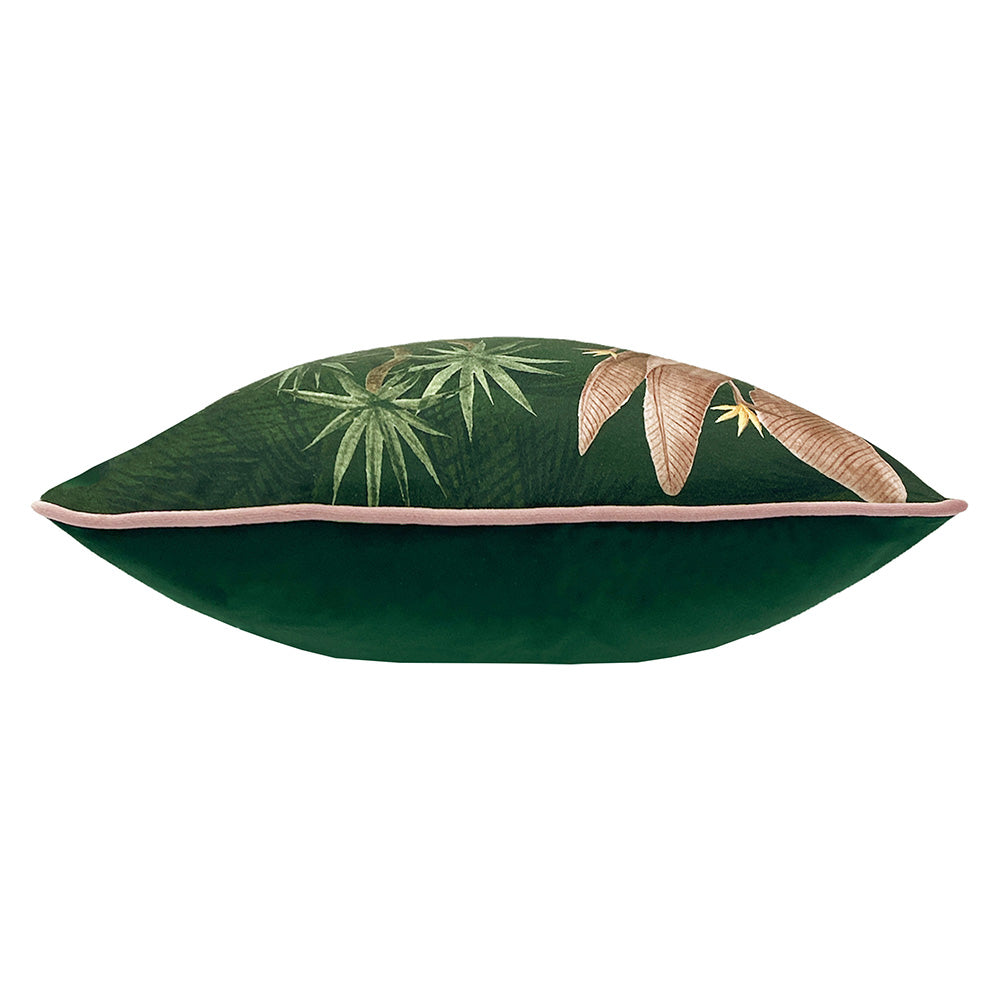 Platalea Botanical Cushion Green