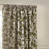 Wylder Pomegranate Pencil Pleat Curtains in Green