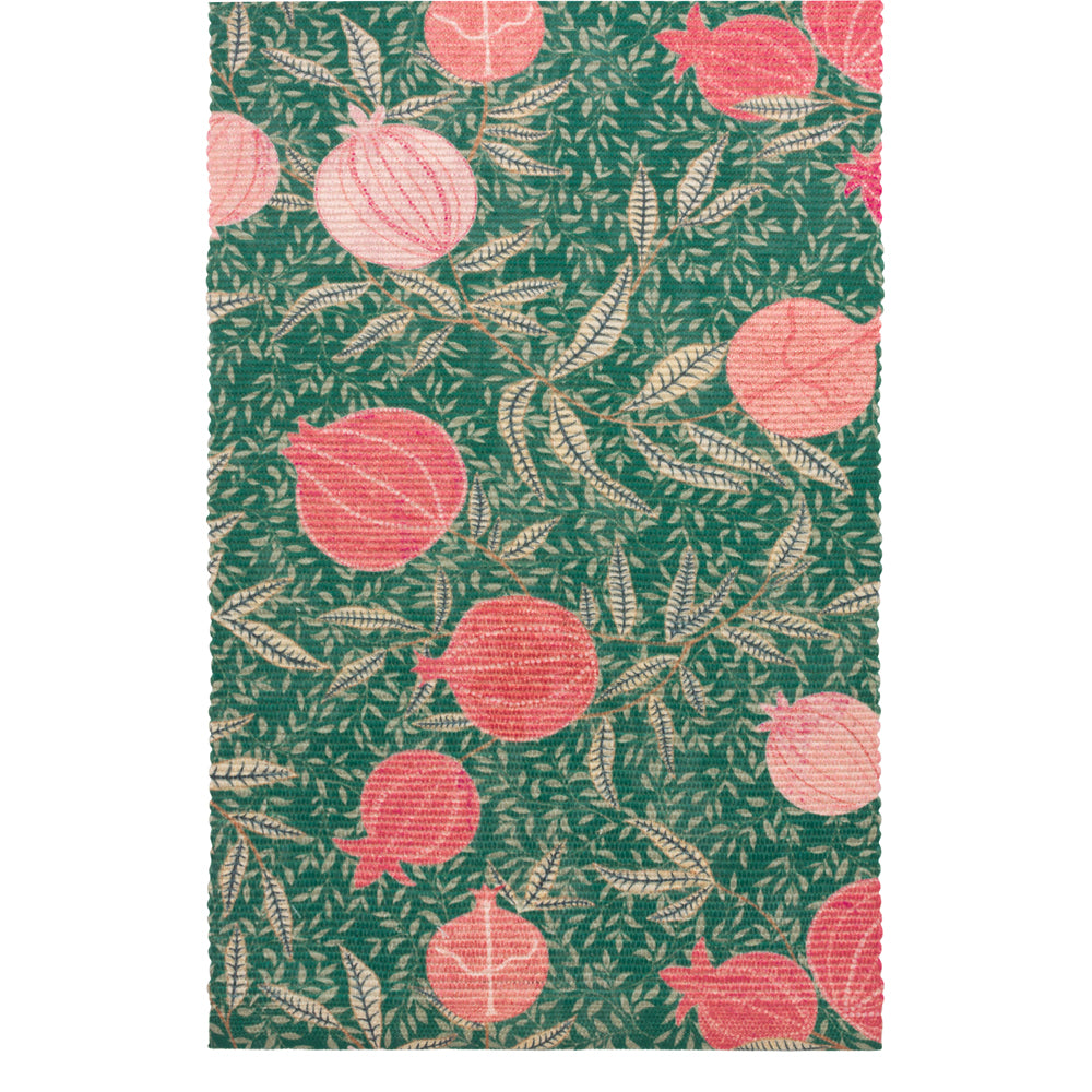Pomegranate Table Runner Green