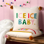 furn. Pom-Poms Ice Ice Baby Cushion Cover in Multicolour