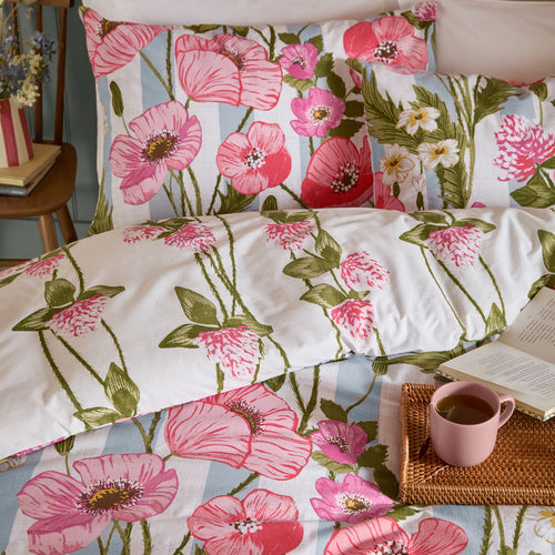Poppy Trail Reversible Duvet Cover Set Multicolour