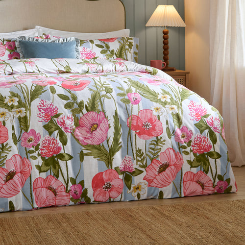 Poppy Trail Reversible Duvet Cover Set Multicolour