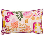 furn. Protea Printed Abstract Cushion Cover in Pink