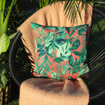 furn. Psychedelic Jungle Outdoor Cushion Cover in Coral