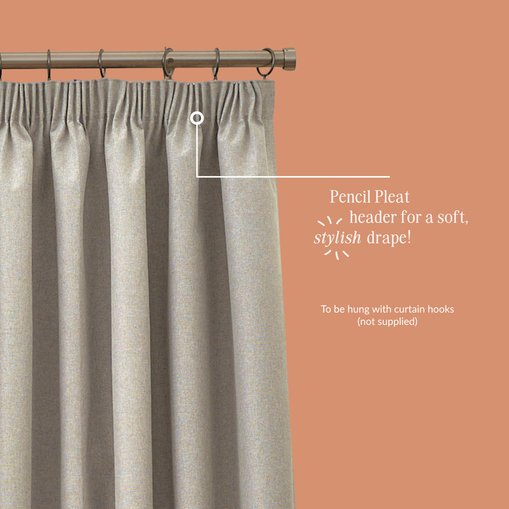 The Ultimate Velvet Blackout Pencil Pleat Curtains Olive